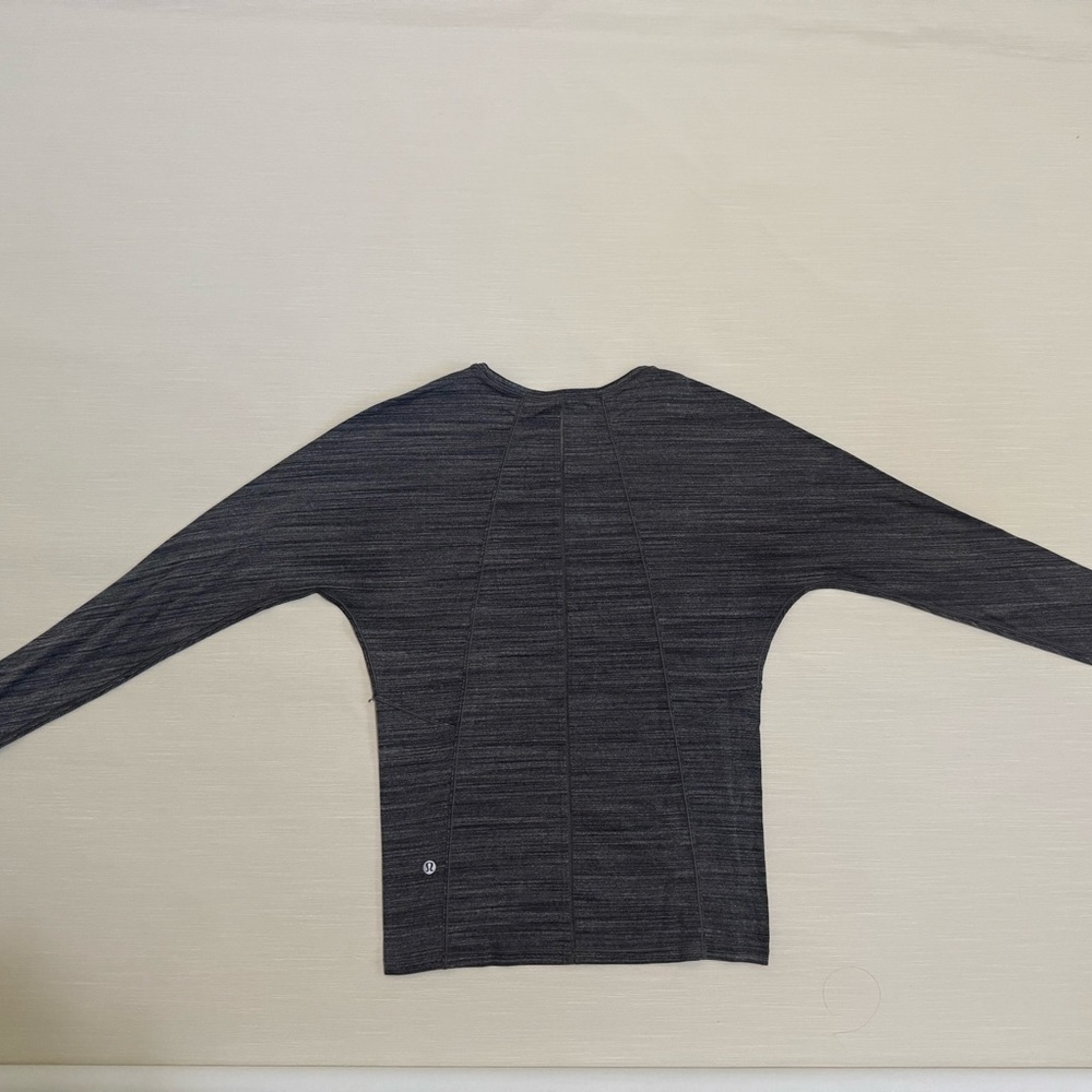 lululemon athletica Charcoal Long Sleeve Top